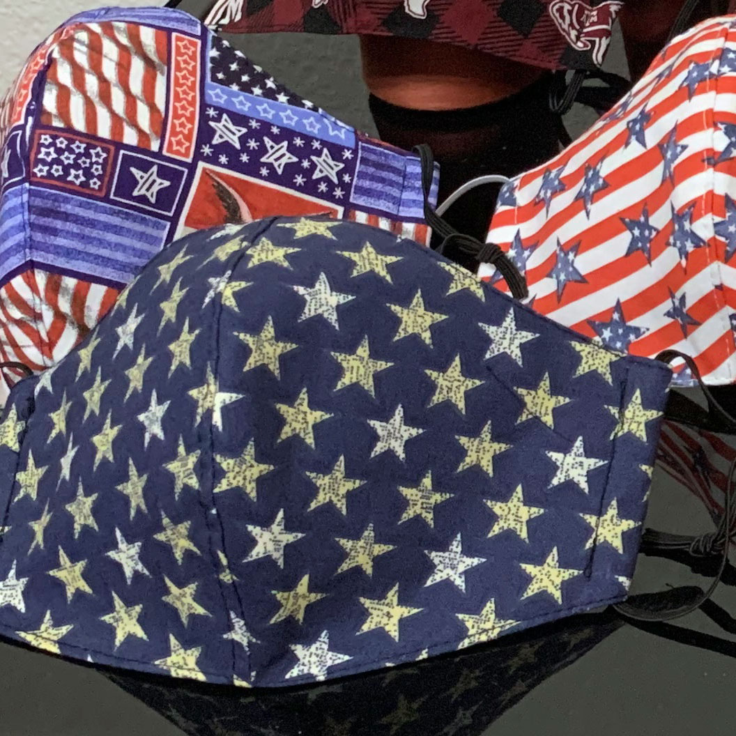 American Flag Masks