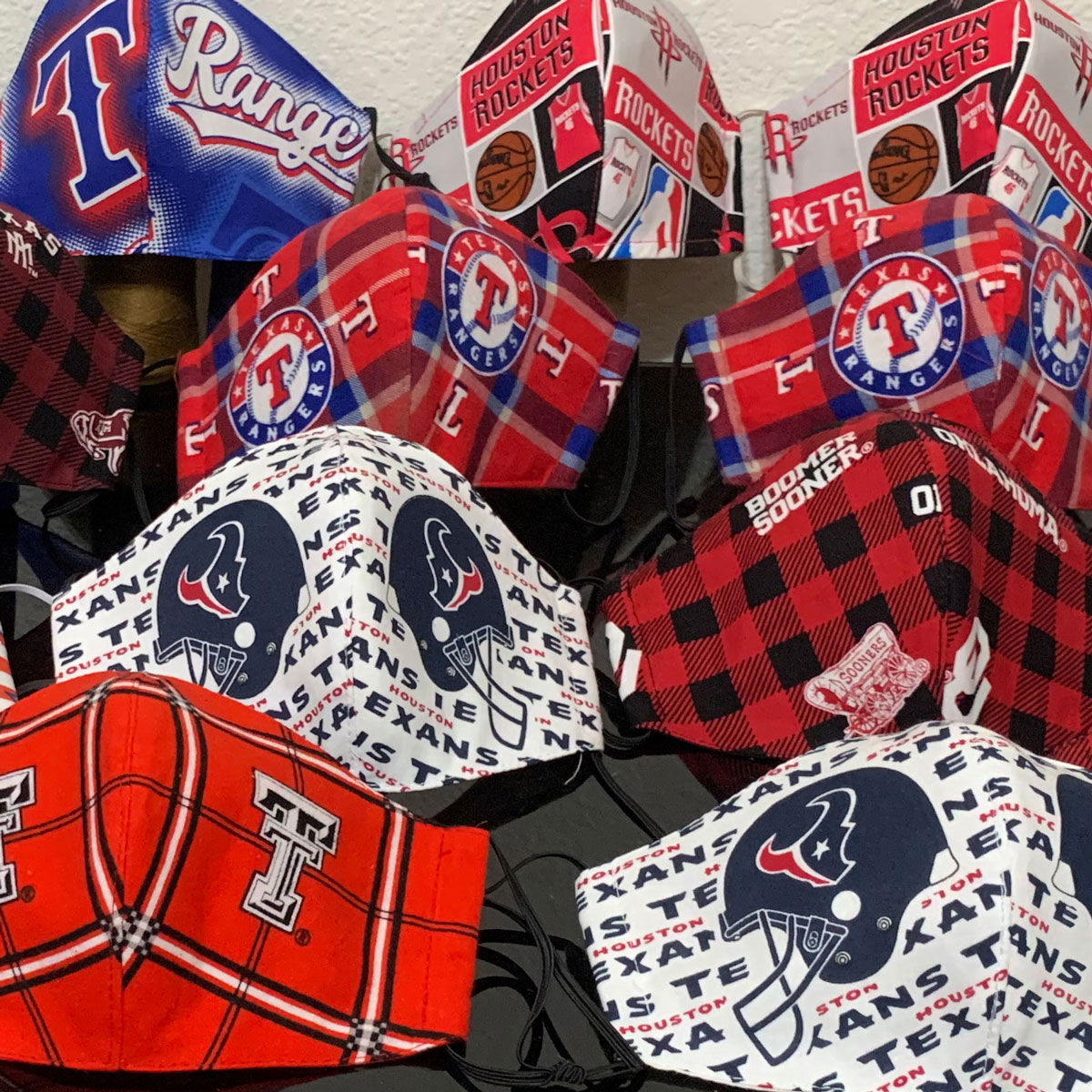 Sports Themed Face Masks